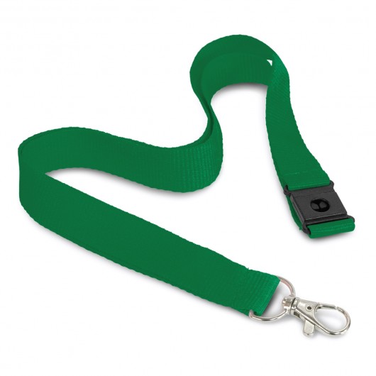 3D Logo Lanyards dark green